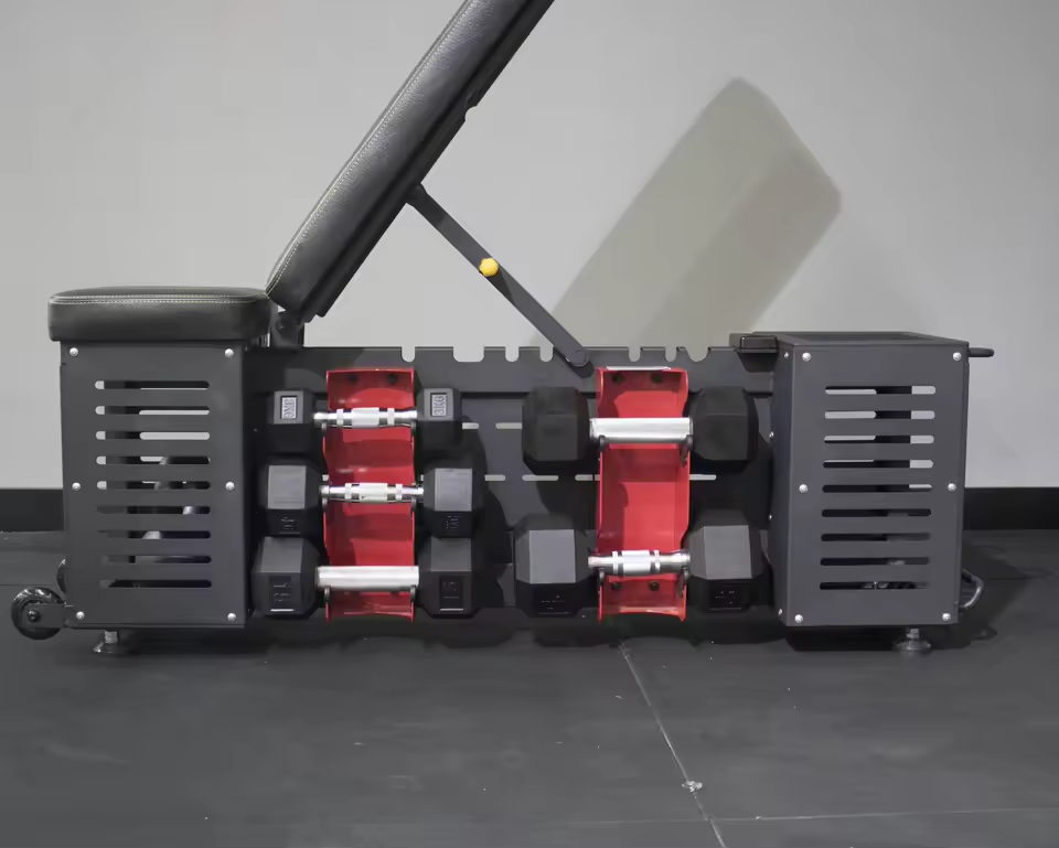 Adjustable Multifunctional Dumbbell Storage Bench-img3