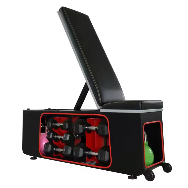 Multifunction Adjustable Dumbbell Storage Bench-img1