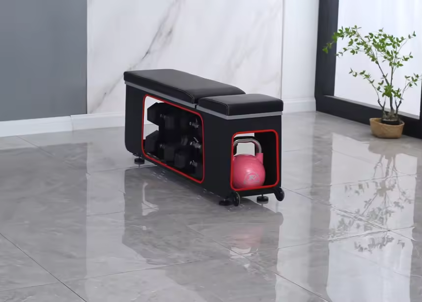 Multifunction Adjustable Dumbbell Storage Bench-img4